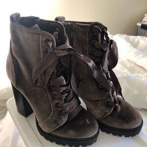 Velvet Steve Madden Booties